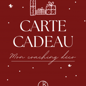 Carte cadeau - Coaching déco