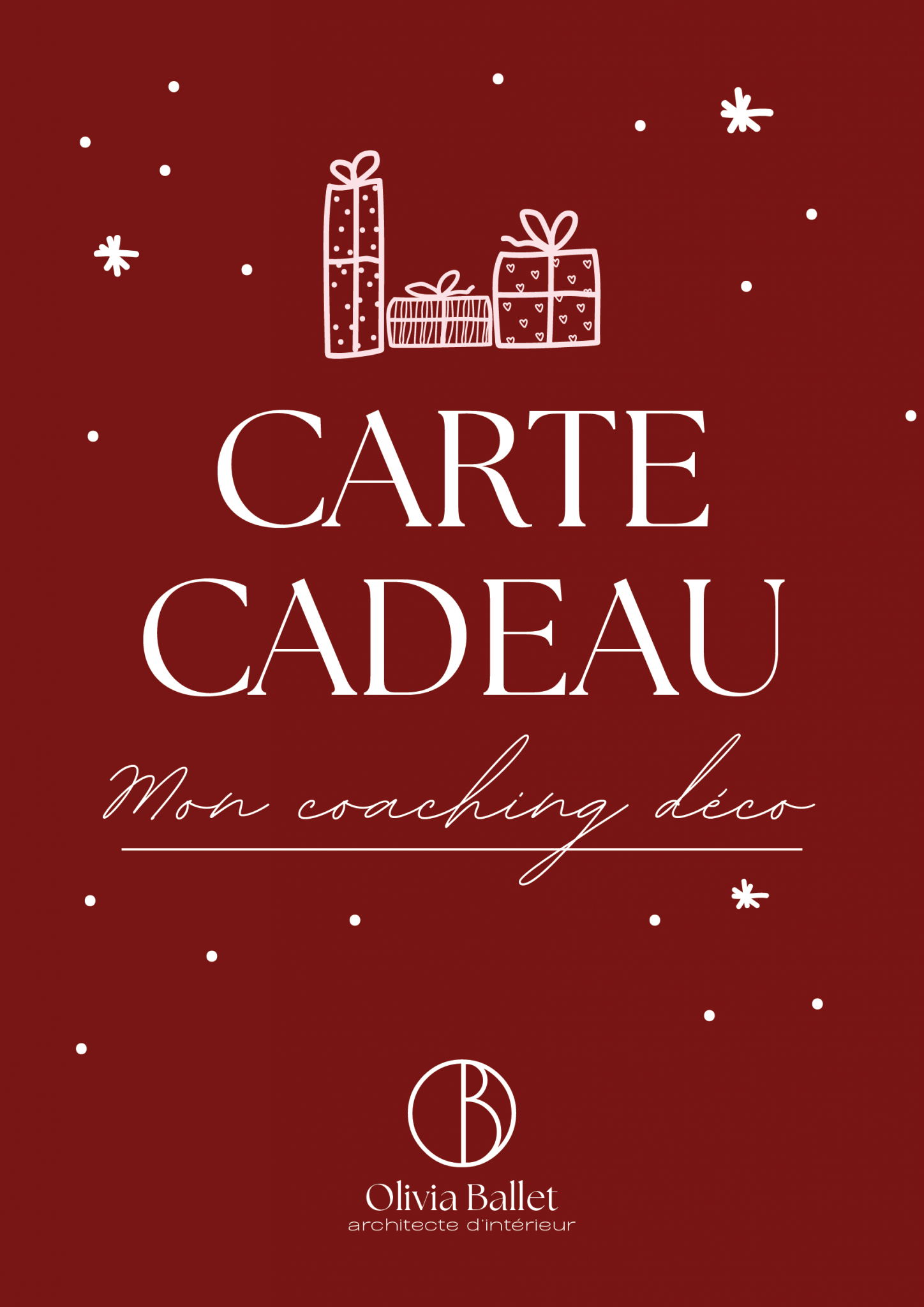 Carte cadeau - Coaching déco